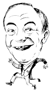 Caricature of Roy Hudd